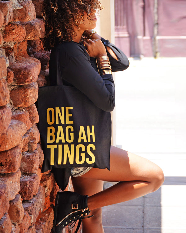 BLACK & SOLID GOLD CLASSIC 'One Bag Ah Tings'